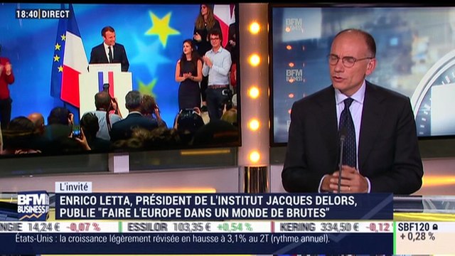 Enrico Letta: On est arrivé en Europe au bout de l'abîme, on est maintenant en train de relancer l'Europe - 28/09