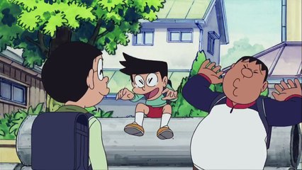 신 도라에몽 10기 8화 일식을 보자 / 만화가 크리스티나