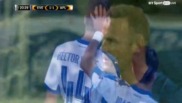 Wayne Rooney Goal HD - Everton 1-1 Apollon 28092017