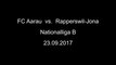 Szene Aarau - FC Aarau vs. FC Rapperswil-Jona (NLB)