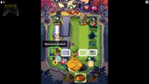 Plants vs Zombies Heroes - Spike Weed Gameplay (Almost Finished) | Stats Changed of Zombie Cards