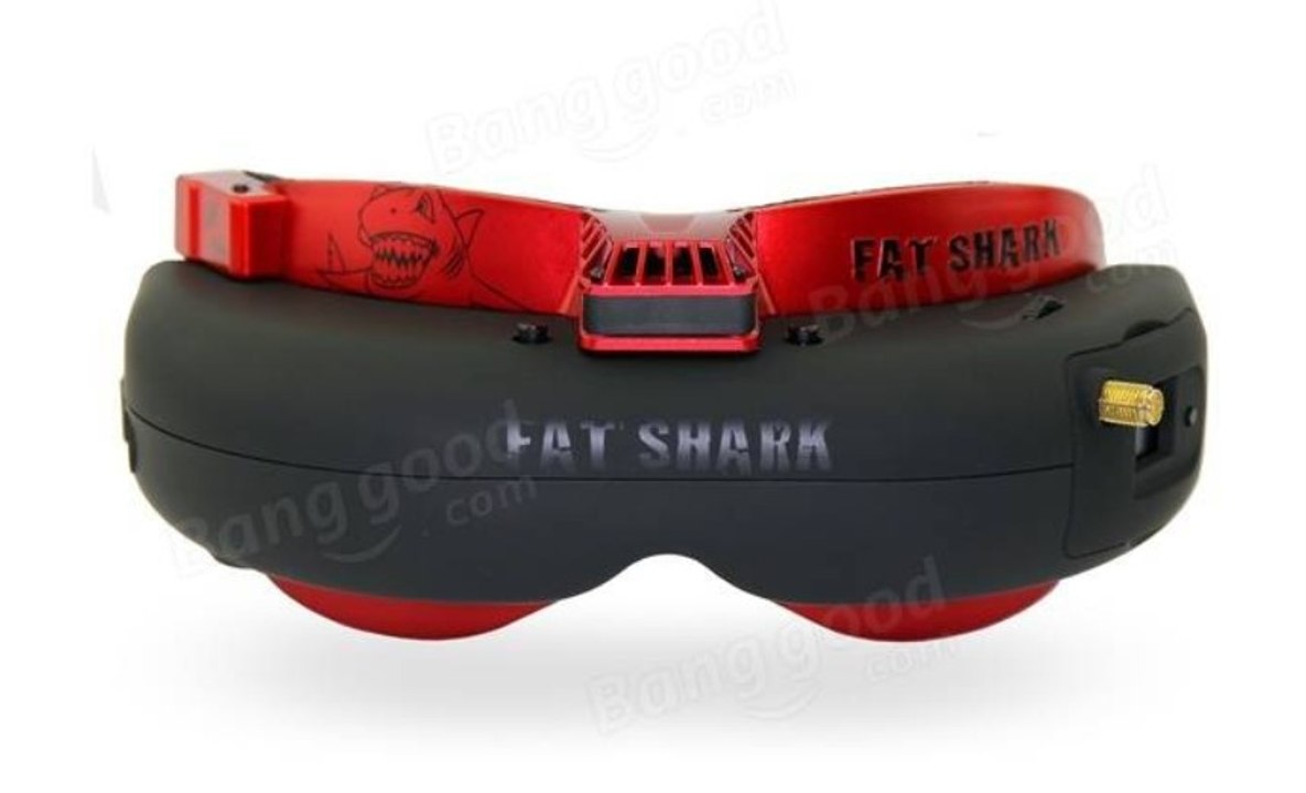 Fatshark Attitude V4 FPV Goggles 43 Video Headset With DVR 5.8G 32CH OLED RX 18650 Battery Case