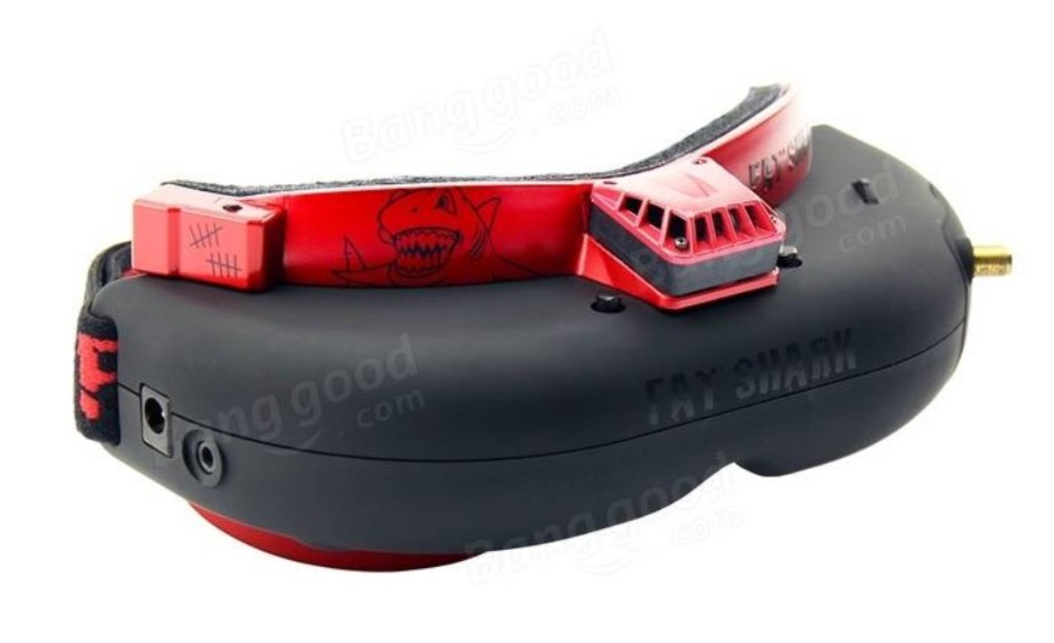 Unboxing Fatshark Attitude V4 FPV Goggles 43 Video Headset With DVR 5.8G 32CH OLED RX 18650 Battery Case