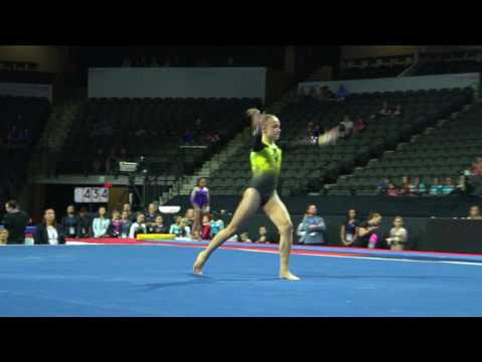 Cael Bixler – Floor Exercise – 2017 U.S. Classic – Junior Competition