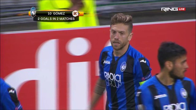 1-1 Alejandro Gómez Goal UEFA Europa League Group E - 28.09.2017 Lyon 1-1 Atalanta Bergamo