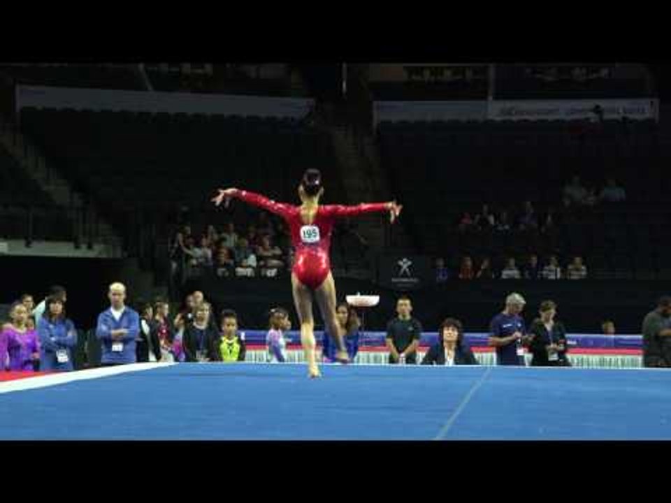 Leanne Wong - Floor Exercise - 2017 U.S. Classic - Junior Competition