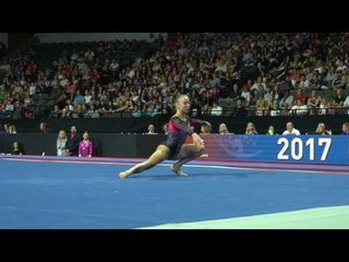 Maile O'Keefe – Floor Exercise – 2017 U.S. Classic – Junior Competition