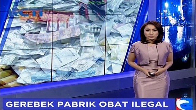 Polisi Gerebek Pabrik Obat Ilegal di Tangerang Banten