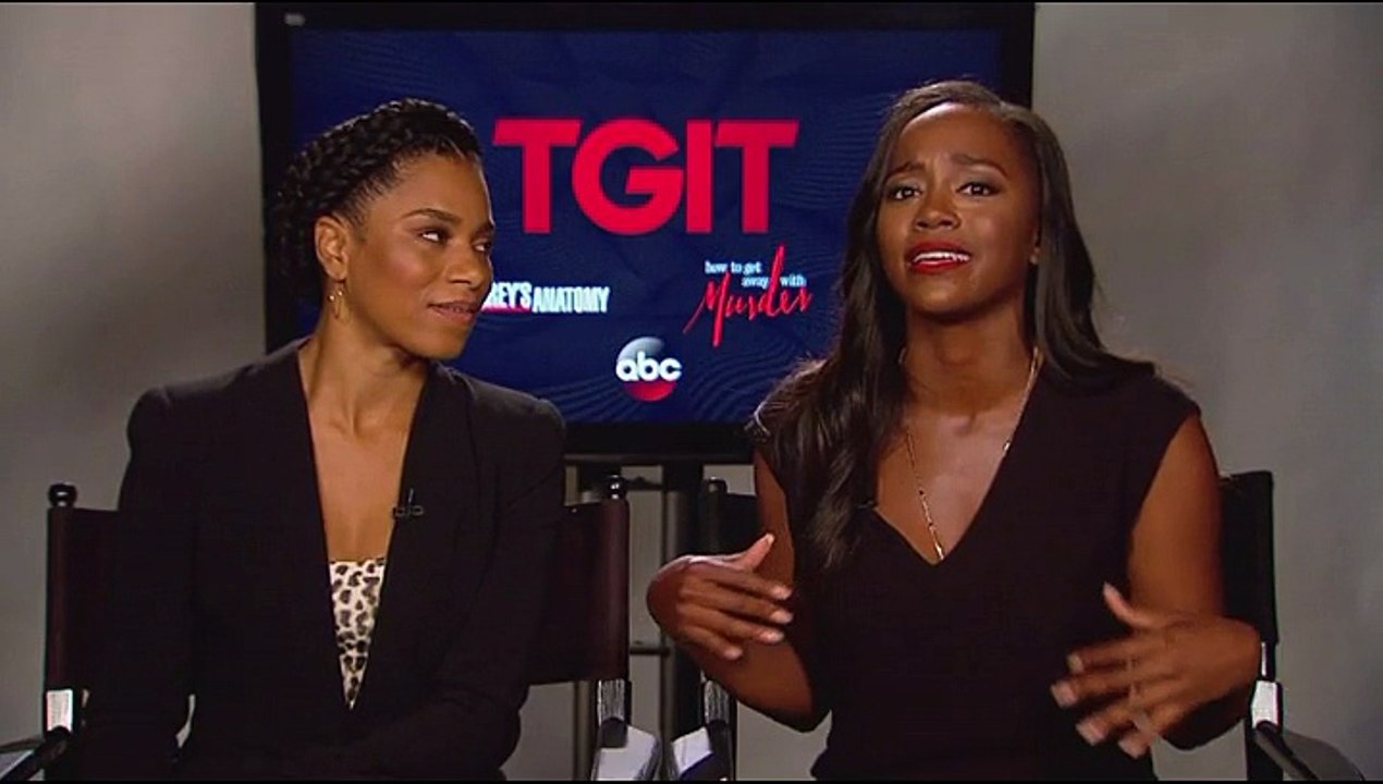 Kelly McCreary and Aja Naomi King on crossing paths outside of Shonda's hit TV shows | Hot Topics