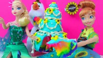 Play Doh Frozen Fever Surprise Birthday Cake Disney Princess Anna Elsa
