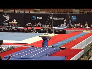 Travis Wong - Vault - 2017 P&G Championships Junior Men Day 1