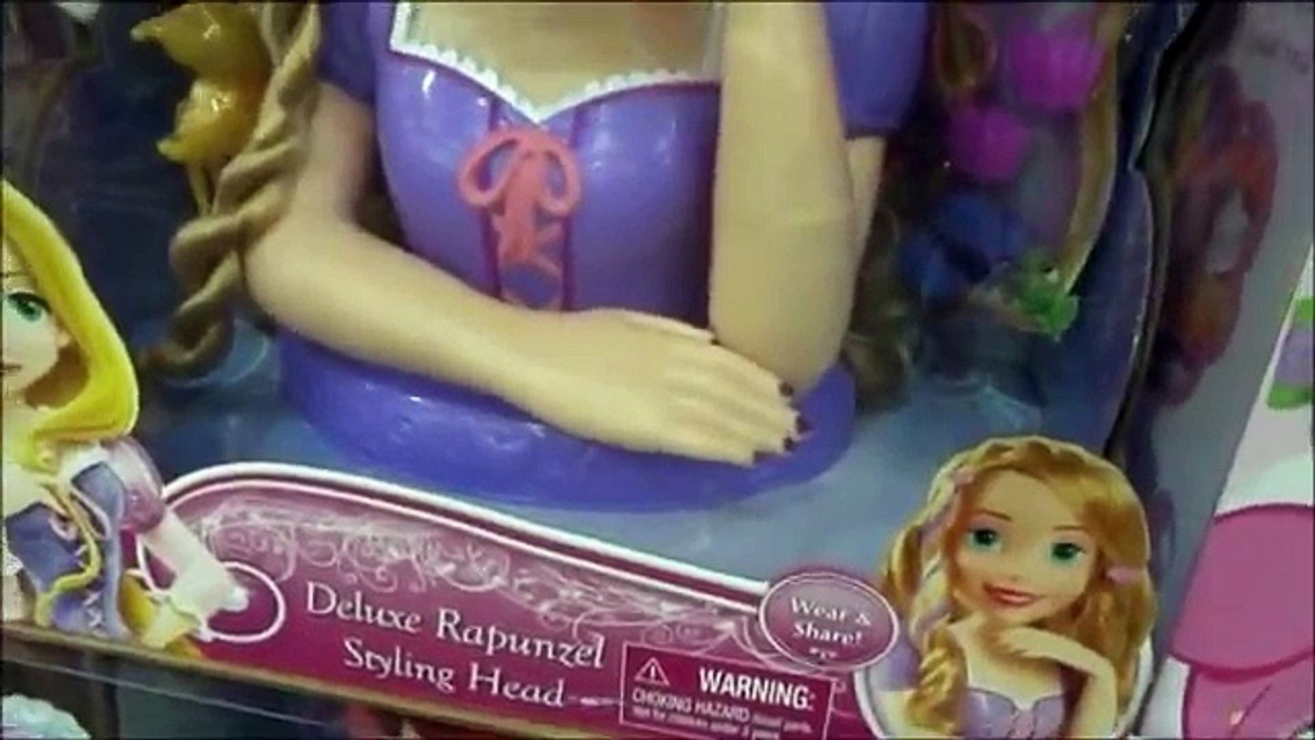 disney princess rapunzel deluxe styling head
