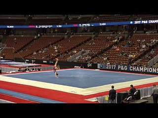 Jack Freeman - Floor Exercise - 2017 P&G Championships Junior Men Day 1