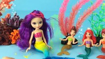 Ariel is Kidnapped The Little Mermaid with Mermaid Barbie