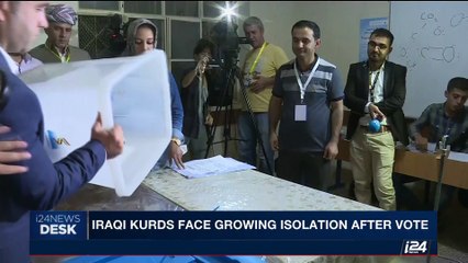 i24NEWS DESK | 93% of voters back independence for Kurdistan | Thursday, September 28th 2017