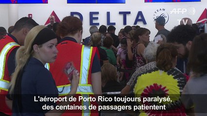 L'aéroport de Porto Rico toujours paralysé