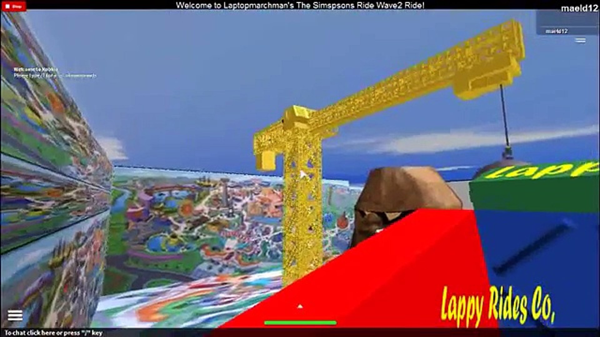Roblox Map The Simspons Ride At Universal Studios Video Dailymotion