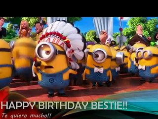 Cumple Rox new HAPPY BIRTHDAY MINIONs DANCE