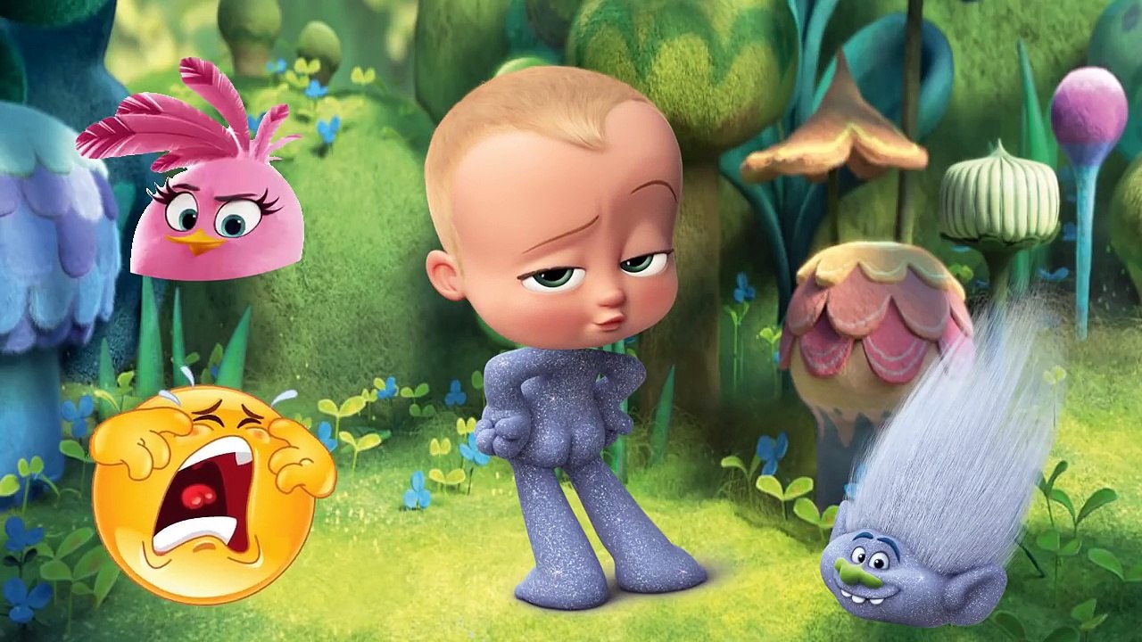 Wrong Heads Angry Birds Movie Boss Baby Pikachu Pokemon Trolls Movie For Learn Colors