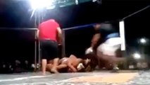 MMA Fighter's Cornerman ATTACKS Opponent After Referee Refuses to Stop Fight