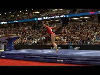 Marissa Oakley - Vault - 2017 P&G Championships - Senior Women - Day 1