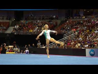 Riley McCusker - Floor Exercise - 2017 P&G Championships - Senior Women - Day 1