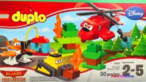 Lego Duplo Disney Planes Fire & Rescue Dusty Crophopper Blade Ranger Drip by DisneyToysReview