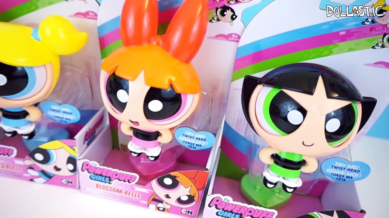 PowerPuff Girls Action Eyes Dolls - Cute Figure Toys - Blossom, Bubbles ...