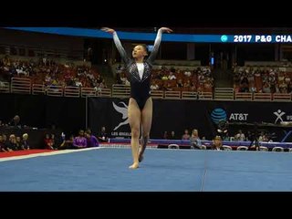 Kara Eaker - Floor Exercise - 2017 P&G Championships - Junior Women - Day 2