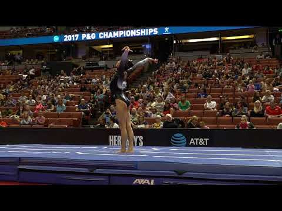 Leanne Wong - Vault - 2017 P&G Championships ...