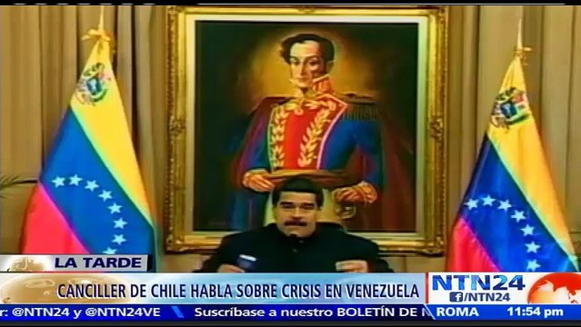 No habrá acuerdo sin que los propios venezolanos definan cuál es el futuro que quieren dice Canciller de Chile