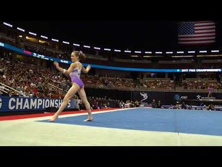 Annie Beard - Floor Exercise - 2017 P&G Championships - Junior Women - Day 2