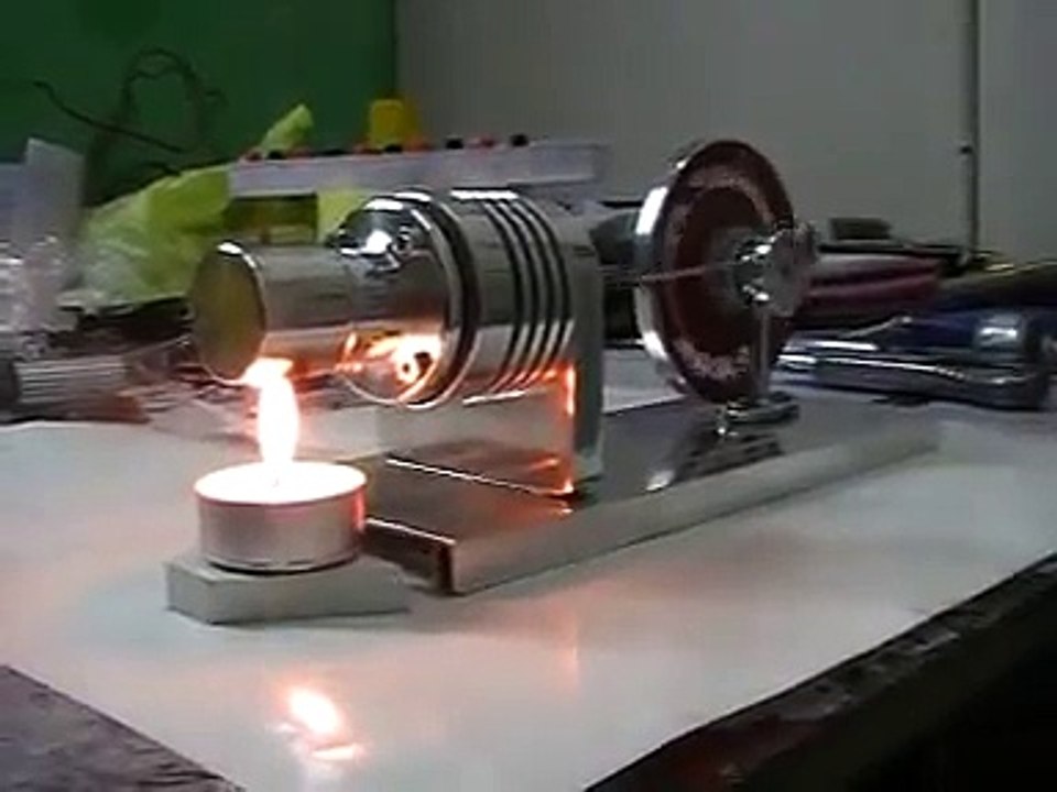 ГЕНЕРАТОР ЭЛЕКТРИЧЕСТВА САМОДЕЛЬНЫЙ ДВИГАТЕЛЬ СТИРЛИНГА STIRLING ENGINE ( ИГОРЬ БЕЛЕЦКИЙ )