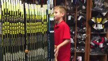 KIDS Hockey Shopping for new hockey stick