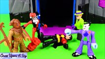 Imaginext Robo Batcave with Batman Robin Joker Harley Quinn Riddler Scarecrow - Once Upon A Toy
