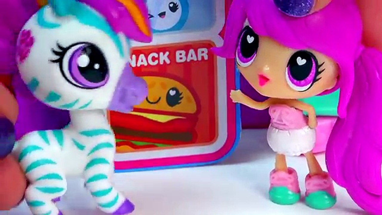 MLP Littlest Pet Shop Kawaii Crush Hyper Happy MALL PLAYSET My Little Pony LPS Bobbleheads Video
