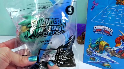 McDonalds Happy Meal Toys new Skylanders Trap Team Boys Video Game Toys Unboxing FOOD FIGHT