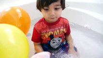 SURPRISE TOYS CHALLENGE Balloon Pop Disney Cars Bath Surprise Toys Thomas the Tank Engine Toy Trains