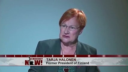 Finland's First Female President on Women's Rights, Healthcare & Rise of Far Right in Europe-7YR7ifvu_Uc
