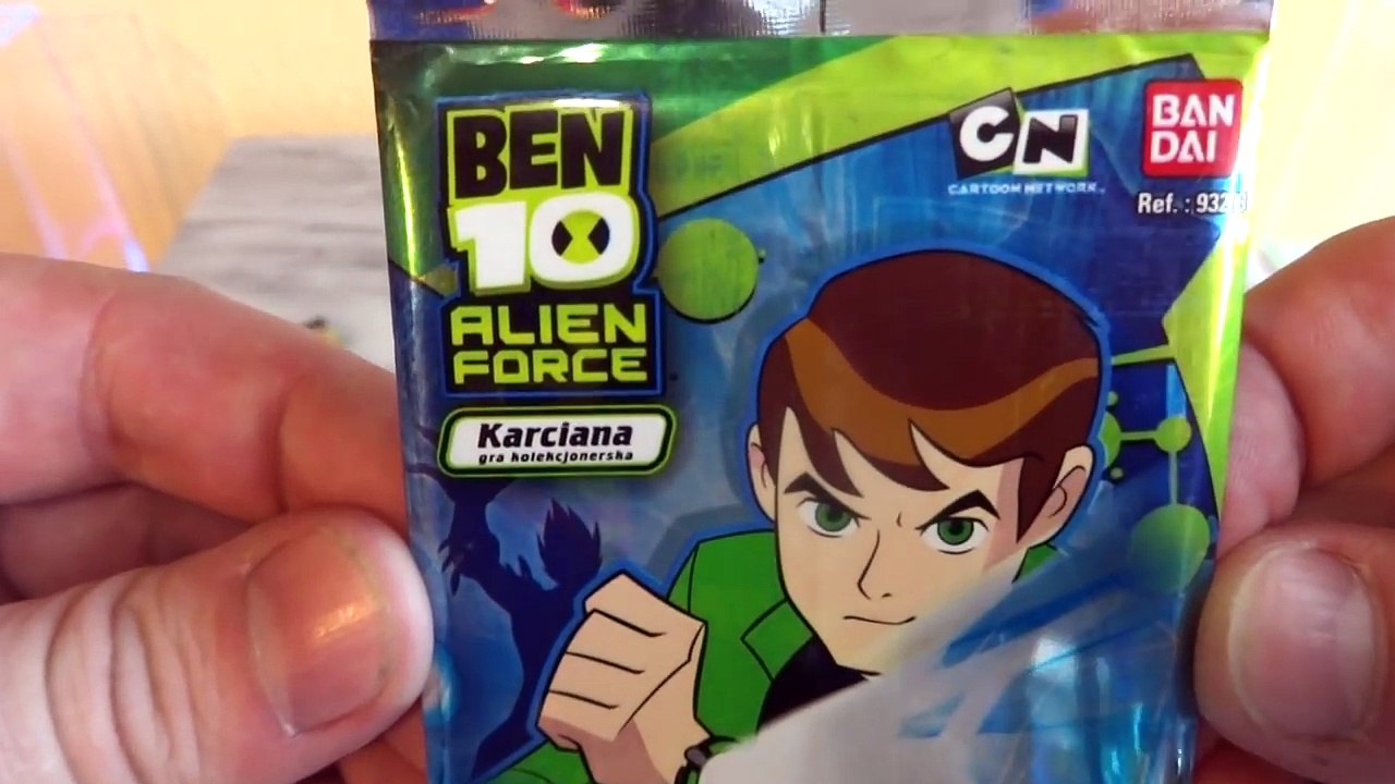 Ben 10 Alien Force Collectible Card Game 3 Booster Pack Unboxing TCG
