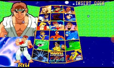 Marvel super heroes VS Street fighter