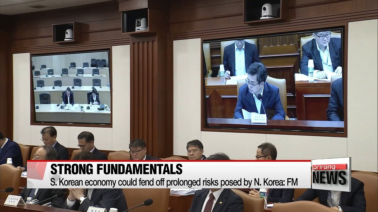 Finance minister says S. Korean economy has good fundamentals to fend off N. Korean risks