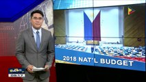 Proposed 2018 national budget, tatalakayin ng Senado sa susunod na linggo