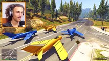 STICK vs. SUPER JETS! MASSIVE SURPRISE!!! (Gta 5 Funny Moments)