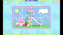 Свинка Пеппа - Весёлый развивающий мультик игра для самых маленьких детей - Собираем пазлы