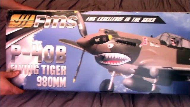 FMS P-40B 980mm Warbird Unboxing and Maiden Flight Review-QPiqzcmnEWU