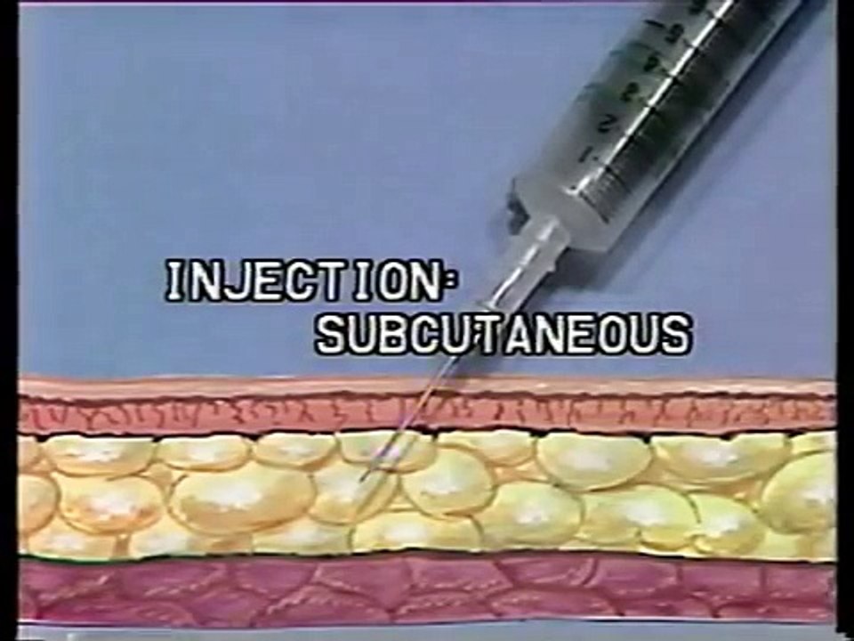 How to Give Intradermal and Subcutaneous Injections | Medical, Health, First Aid