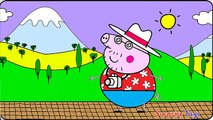 Peppa Pig Coloring Pages for Kids - Peppa Pig Coloring Games - Daddy Pig Coloring Book