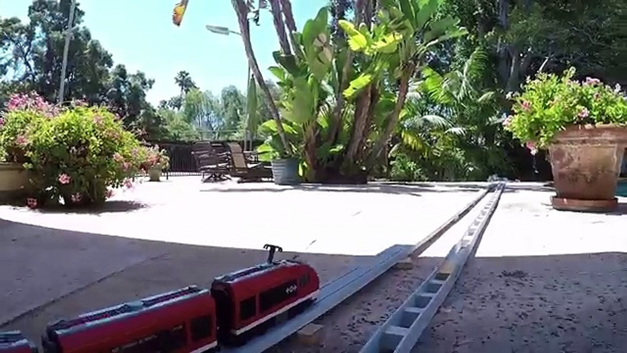 Lego train station mega shark attack