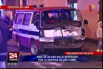 Dejan en libertad a presunto responsable de triple choque en el Cercado de Lima